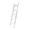Barnwoodusa Rustic Farmhouse 5ft Reclaimed Wood Picket Ladder (White) 672713212584
